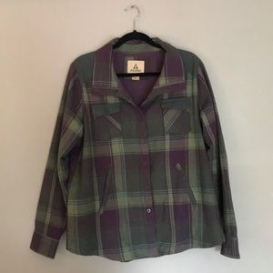 100% cotton plaid chore jacket